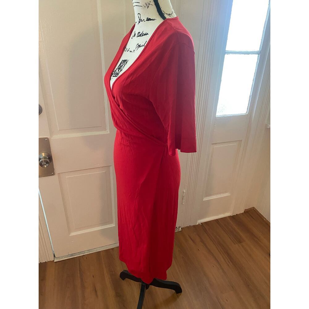 Gap Size Medium Red Dress made from Rayon - Picture 6 of 16
